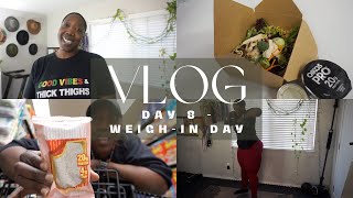 Daily Vlog | Day 8 of 90!  WeighIn Day! Did we gain or lose?