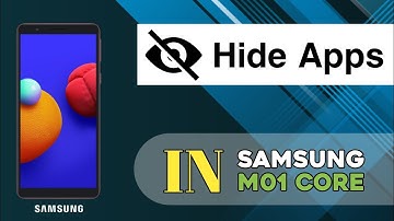 How to Hide Apps In Samsung M01 Core ||  सैमसंग M01 Core में एप्स को कैसे छिपाए 🤩🤩