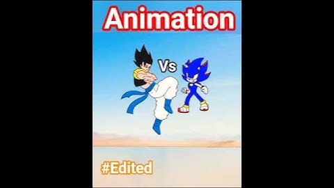Shadic Vs Gogeta Edited Video Animation. #Sonic #Shadic #Gogeta