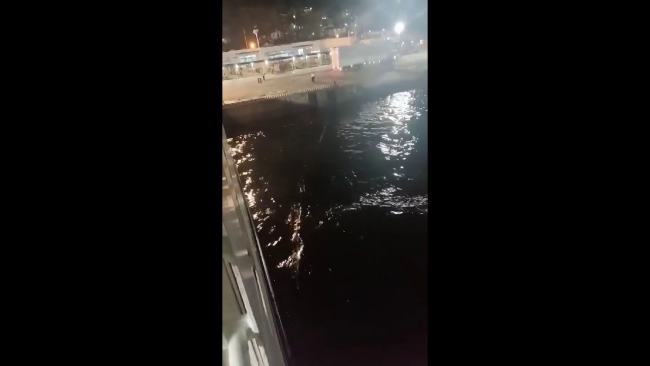 LOading of Cargo TRuck-Ferry port