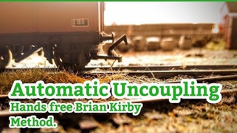 Converting wagons to automatic uncoupling using the "BK" method