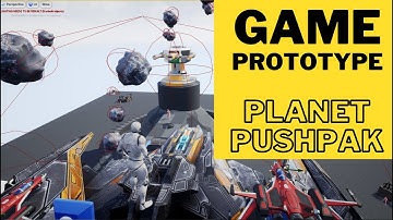 Planet Pushpak | Game Design Prototype | Unreal Engine | AI Robots | Space Combat | Gameplay Video