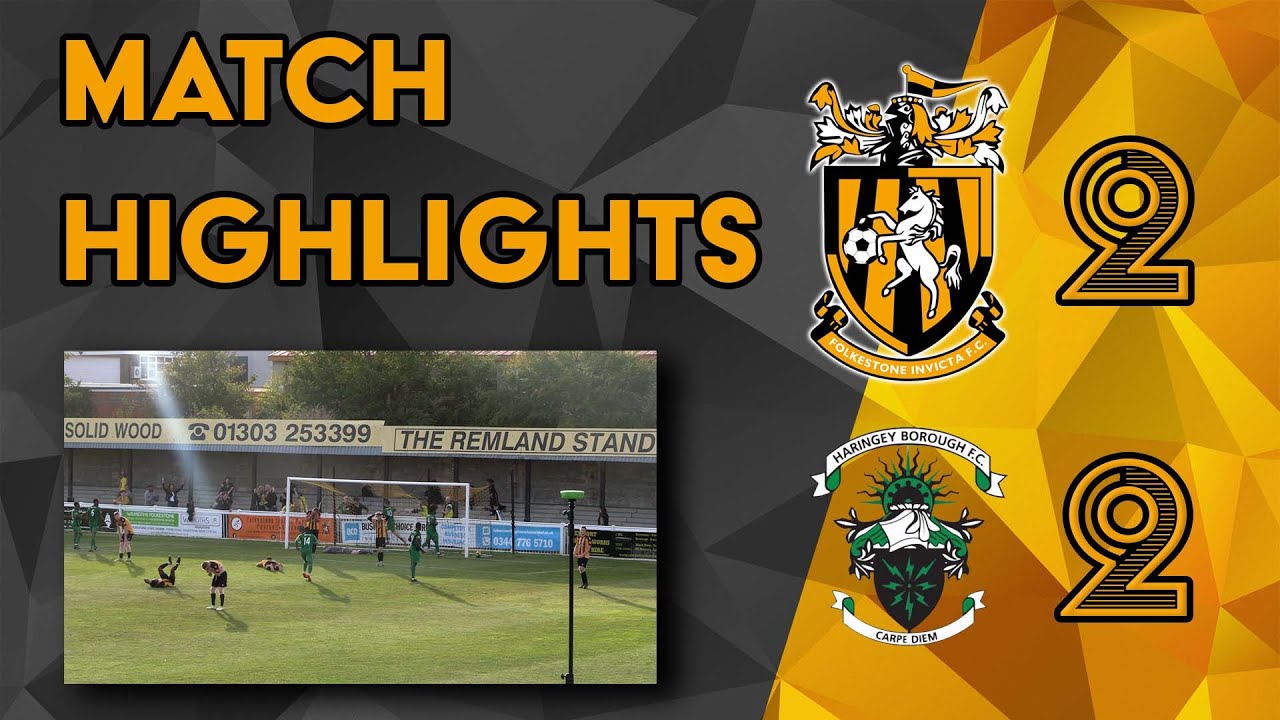 Highlights | Folkestone Invicta 2-2 Haringey Borough | Haringey win 5-3 on pens | FA Trophy