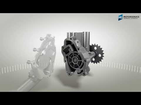 Funzionamento di una pompa olio variabile (animazione 3D) - Motorservice Group