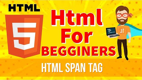 HTML span tag | Learn HTML and CSS in Hindi | Html tutorial for beginners