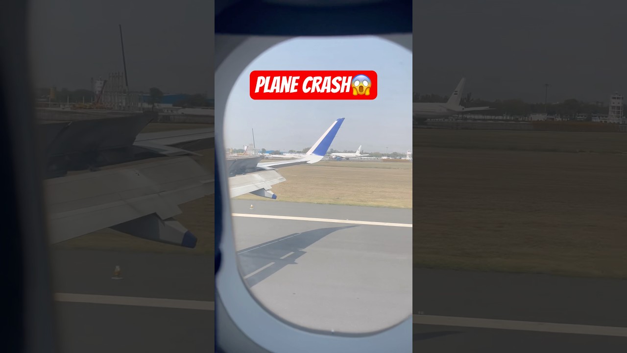 PLANE TAKEOFF FAILURE CRASHED