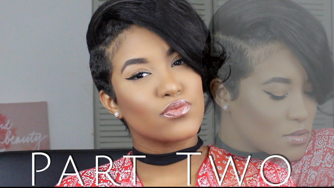 Partial Sew In Weave For Short Hair Youtube