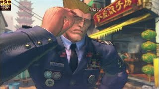 Ultra Street Fighter IV: Guile arcade playthrough