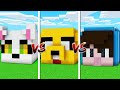 ¡CASA de MIKECRACK vs ACENIX vs SPARTA en MINECRAFT! 🏠🆚🏠 RETO DE CONSTRUCCIÓN de 10 SEG a 10 MIN