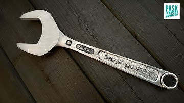 Manually Drop Forging a Wrench in a Home Workshop