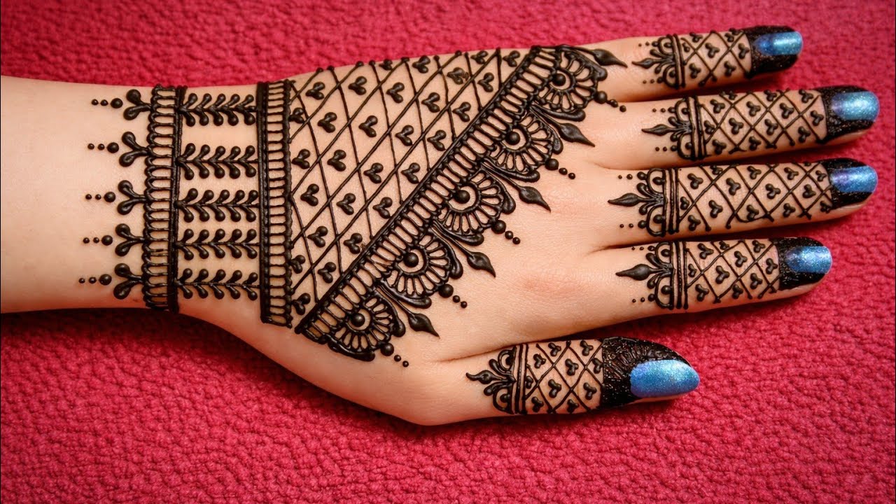 Latest flower mehndi design video 🌹 trending mehndi video | art video | arabic mehndi video | mehndi