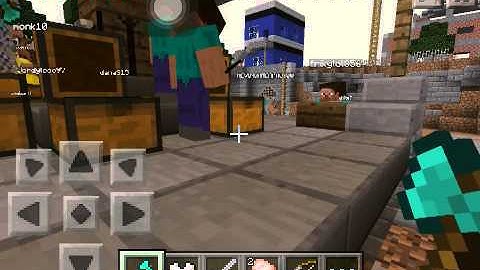 Minecraft Pocket Edition LBSG hunger games gameplay DANG HACKERS