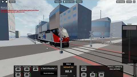 Roblox Rails Unlimited Railfanning: Amtrak Musuem Train
