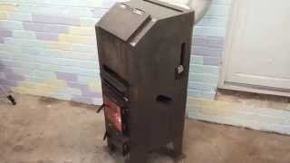 Gravity Feed Natural Draft Stove - YouTube