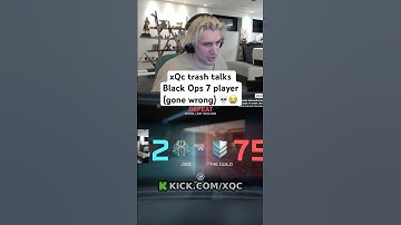 xQc TRASH TALKS Black Ops 7 PLAYER 😭 #xqc #blackops7 #funny