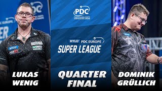 Lukas Wenig vs. Dominik Grüllich | Full Quarter-Final | PDC Europe Super League 2023