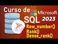 Curso de SQL Server 2021 desde cero | TRANSACT-SQL, ROW_NUMBER(), RANK() Y DENSE RANK() (video 53-2)