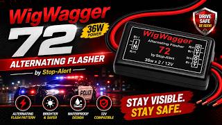 Stop-Alert WigWagger 72  – Fastest Alternating Wig Wag LED Flasher Relay for Vehicles!