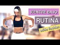RUTINA PARA VIENTRE BAJO | Adiós Flacidez | RUTINA