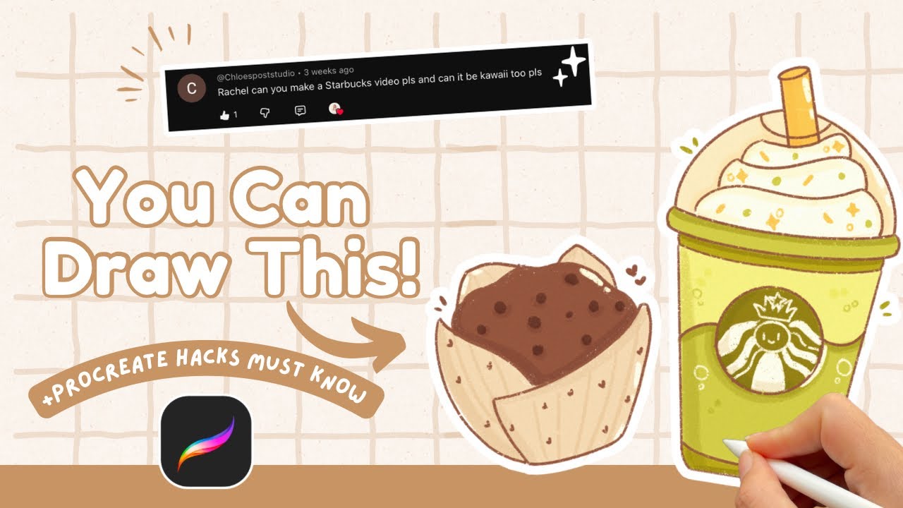 Procreate Hacks I Wish I Knew Sooner | Starbucks Illustration 🥤✨