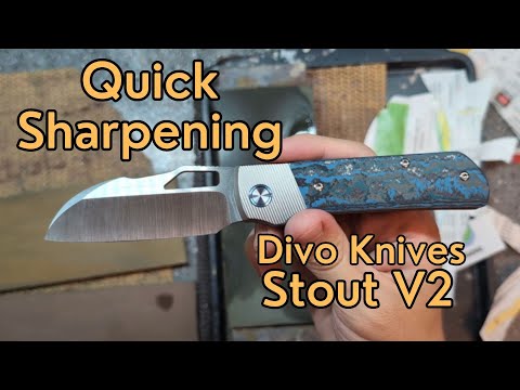 Quick Sharpening | Divo Knives Stout V2