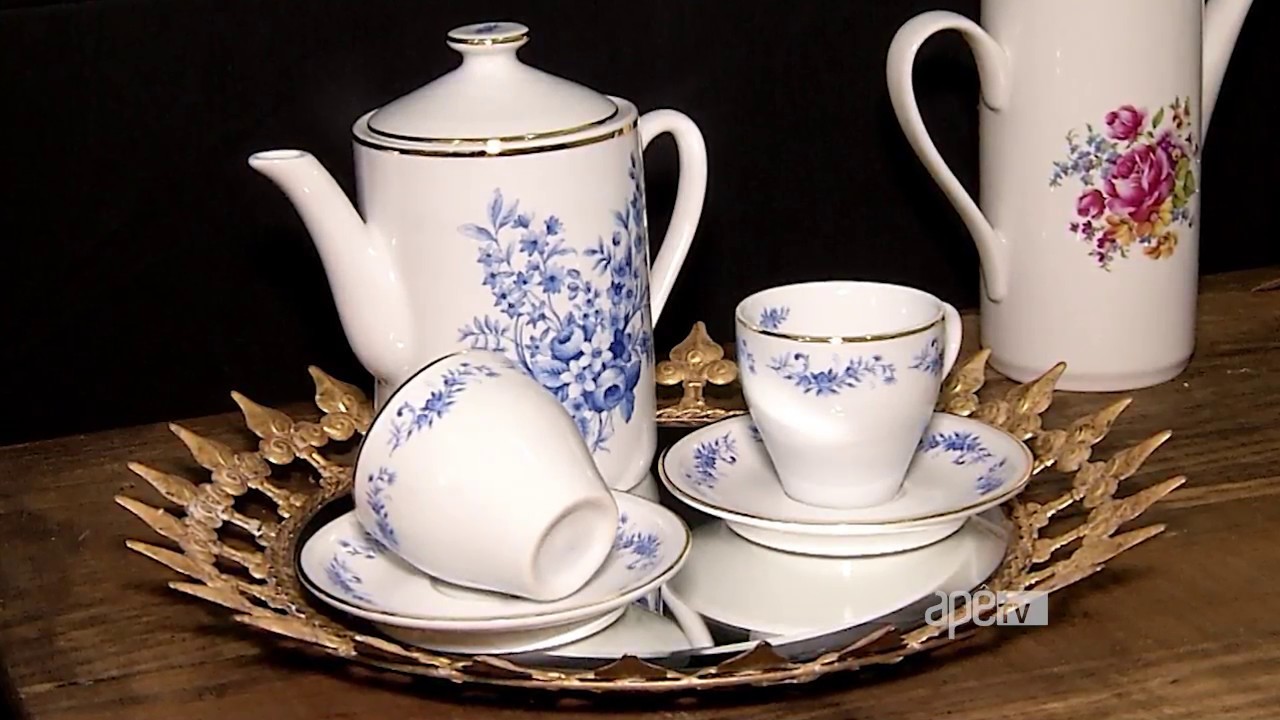 Matéria: Pintura em ouro de porcelanas