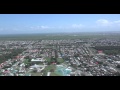 AERIAL VIEW OF GEORGETOWN-STADIUM-Demerara Bridge.