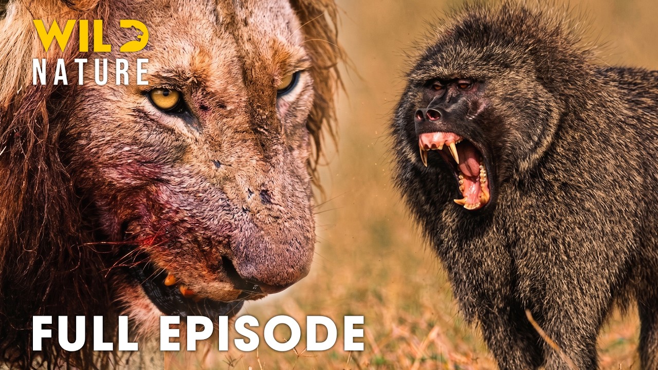 Lion vs Baboon: Deadliest Battles for Survival I FULL EPISODE | Nature Animal documentary