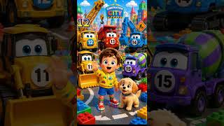 🚗 Toy Car Adventure | Learn Vehicles With Happy Toddler Friends 🌈#Shorts #KidsShorts #LearnVehicles