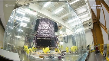 James Webb Space Telescope Placed on Ariane 5 and Secured Inside The Fairing