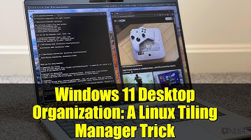 Windows 11 Desktop Organization: A Linux Tiling Manager Trick