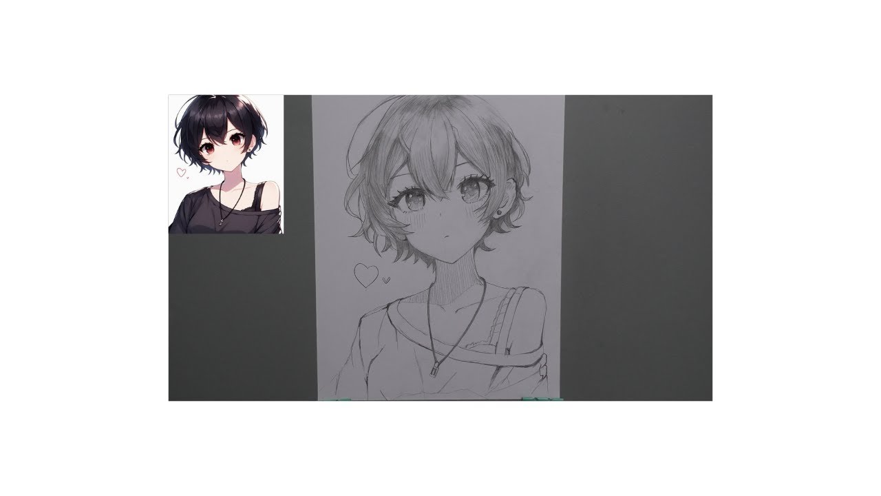 How to dram Anime cute Black shadow adi kullanicini / Easy drawing ...