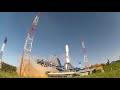 Пуск ракеты-носителя «Союз-2» на космодроме Плесецк