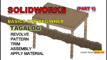 SOLIDWORKS  TUTORIAL (PART 2) TAGALOG - BASICS FOR BEGINNER