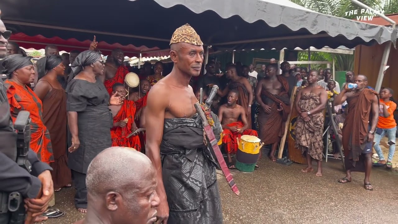 CULTURE: ASANTE BEST KETE PERFORMANCE BY NANANOM TO ASANTEHENE