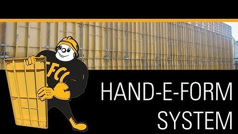 Installing bracing and aligning HAND-E-FORM Systems (Imperial/Metric)