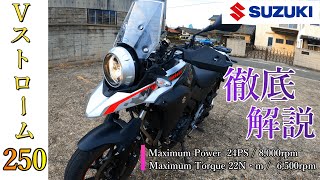 ⭐️SUZUKI.Vストローム250⭐️プラグなど新品交換で快調です⭐️アドベンチャーオートバイ⭐️ 気になる新型アドベンチャーバイク発表、スズキ VストロームSX
