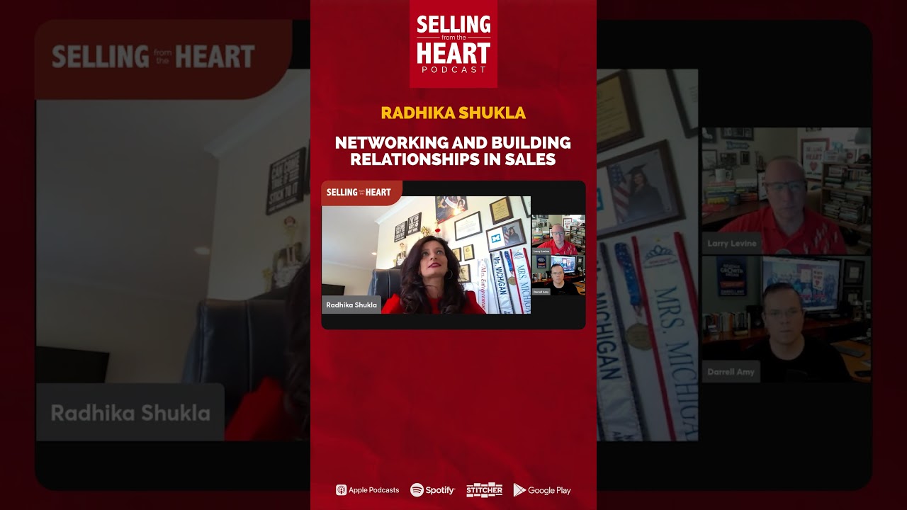Networking and Building Relationships in Sales with Radhika Shukla  #sellingtechniques Networking and Building Relationships in Sales with Radhika Shukla  #sellingtechniques