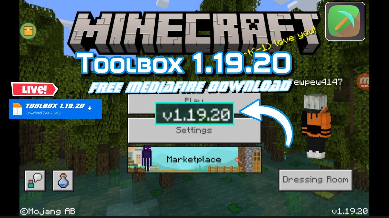 Download Minecraft PE 1.19.20 Apk Free (Bed Rock Edition)