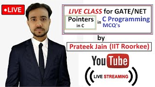 Pointers to Array and Array Pointer (PART-3) - LIVE CLASS by Prateek JAIN