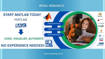 MATLAB Basics for Beginners: Programming, Data Visualization & Automation | Royal Research