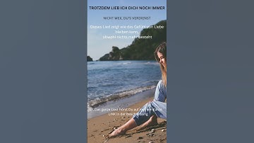Thumbnail of Emotionaler deutscher Song über eine Liebe, die trotz Schmerz, Enttäuschung und Distanz weiterlebt.