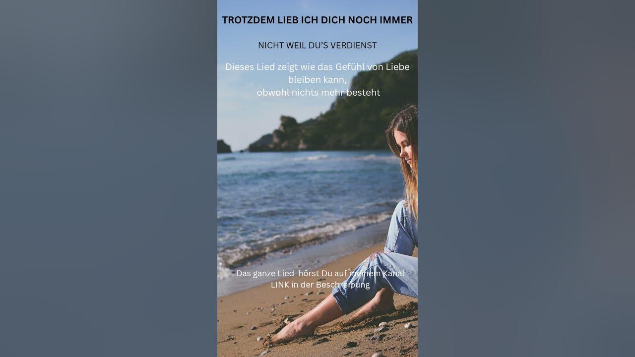 Emotionaler deutscher Song über eine Liebe, die trotz Schmerz, Enttäuschung und Distanz weiterlebt.