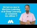 Tuto ecommerce  le machine learning et le deep learning  market academy par guillaume sanchez