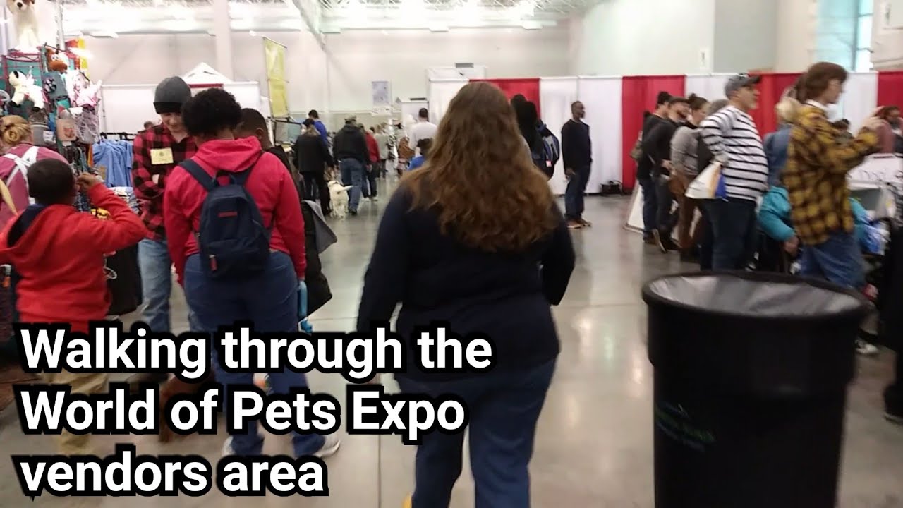 2020 World of Pets Expo vendors area red bwoy tv YouTube