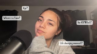 ASMR Q&A | Relaxing Get To Know Me