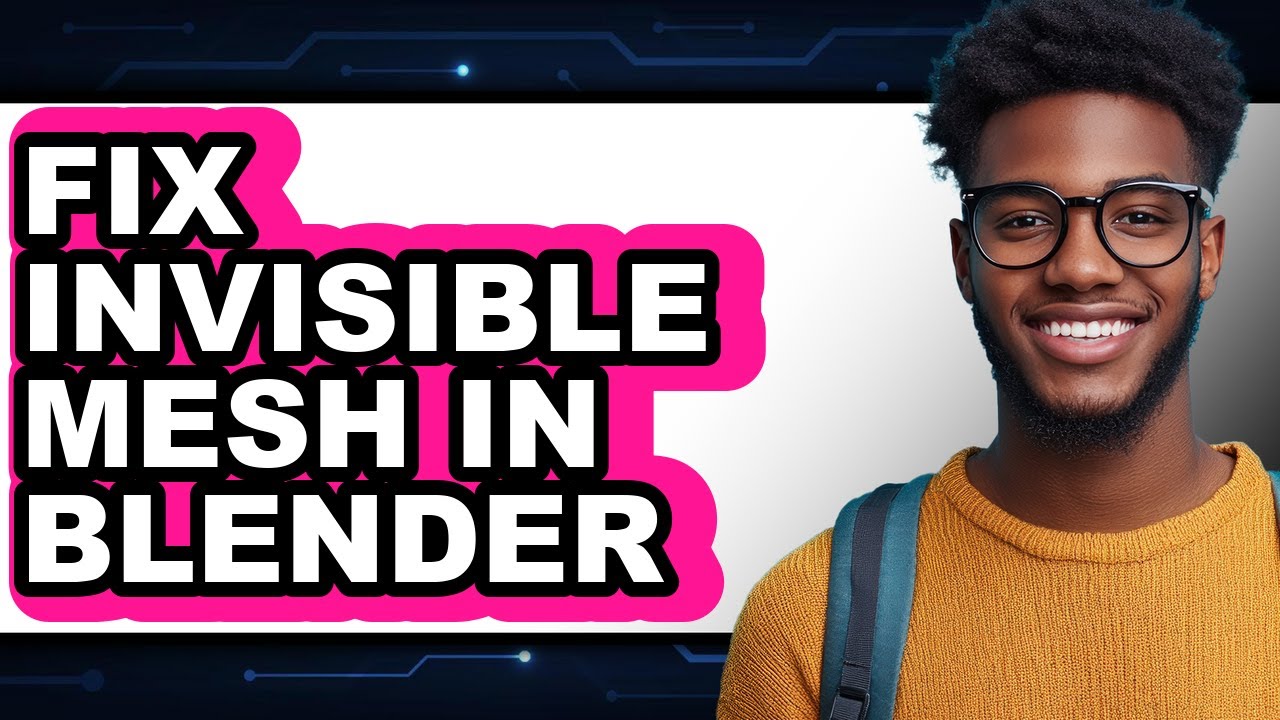 How to Fix Invisible Mesh in Blender - Full Guide - YouTube