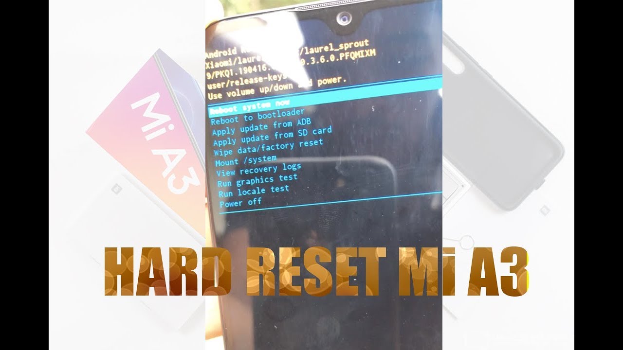 How to Hard Reset Xiaomi Mi A3? Delete all Settings and Data