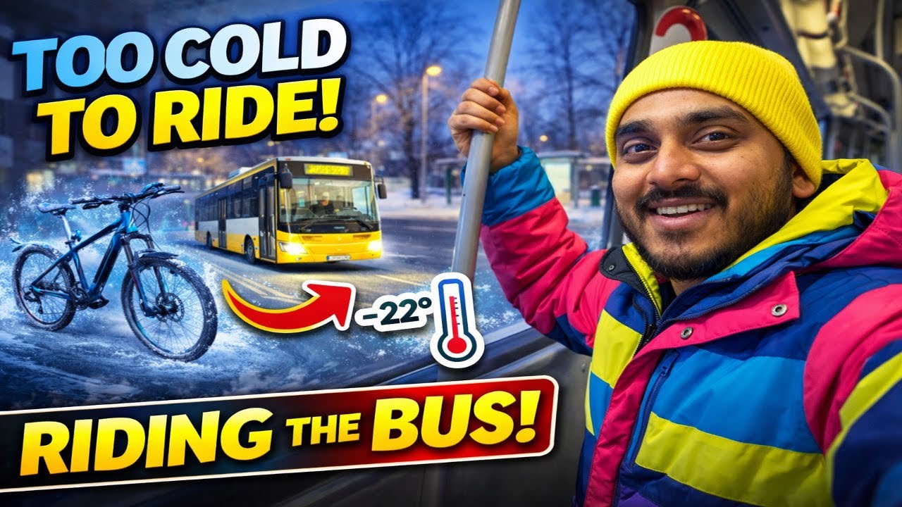 Aj cycle pr travel krta tou freeze hojata -22 mein 🥶| buhat din baad bus mein travel kiya 😆