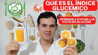 WHAT IS THE GLYCEMIC INDEX? AVOID GLUCOSE SPIKES ll NUTRITIONIST EDUARDO MARTIN